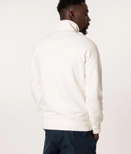 Load image into Gallery viewer, Cp Company Quarter Zip Polo Collar Sweatshirt In White
