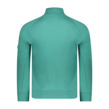 Load image into Gallery viewer, Cp Company Quarter Zip Polo Collar Sweatshirt In Frosty Green
