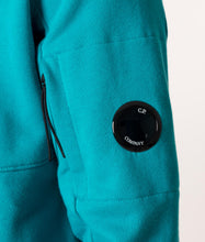 Load image into Gallery viewer, Cp Company Heavy Lens Overhead Hoodie In Tile Blue
