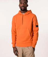 Load image into Gallery viewer, Cp Company Heavy Lens Overhead Hoodie In Harvest Pumpkin
