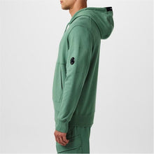 Load image into Gallery viewer, Cp Company Heavy Lens Overhead Hoodie In Frosty Green
