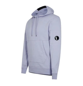 Cp Company Heavy Lens Overhead Hoodie In Cosmic Sky