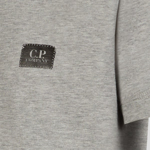 Cp Company Junior Small Stamp Logo T-Shirt in Grey M93