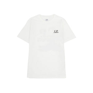 Cp Company Junior Graphic Bird Logo T-Shirt White