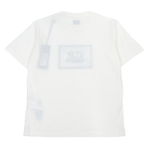 Cp Company Junior Stitch Logo  T-Shirt White