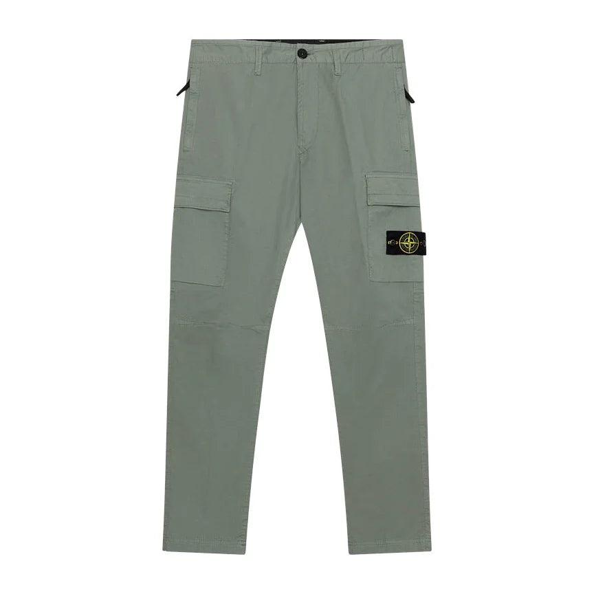 Stone Island Stretch Cargo Pants in Sage Green