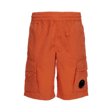 Load image into Gallery viewer, Cp Company Junior Chrome - R Lens Cargo Shorts In Harvest Pumpkin
