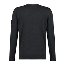 Load image into Gallery viewer, Stone Island Virgin Wool V Neck Sweatshirt in Charcoal
