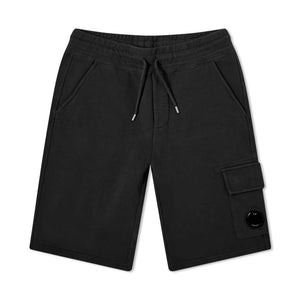 Cp Company Junior Lens Shorts In Black