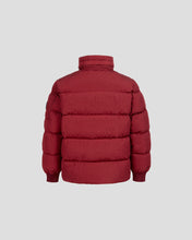 Load image into Gallery viewer, Cp Company Junior Lens M.T.T.N Down Jacket With Foldaway Hood in Red
