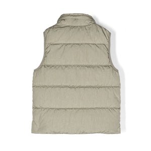 Cp Company Junior Lens Padded Gilet in Silver Sage