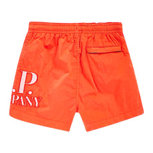 Load image into Gallery viewer, Cp Company Junior Big Logo Swimshorts In Fiery Red
