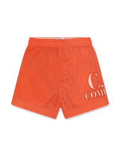 Load image into Gallery viewer, Cp Company Junior Big Logo Swimshorts In Harvest Pumpkin (Pre Order - Due Approx. 21st November)
