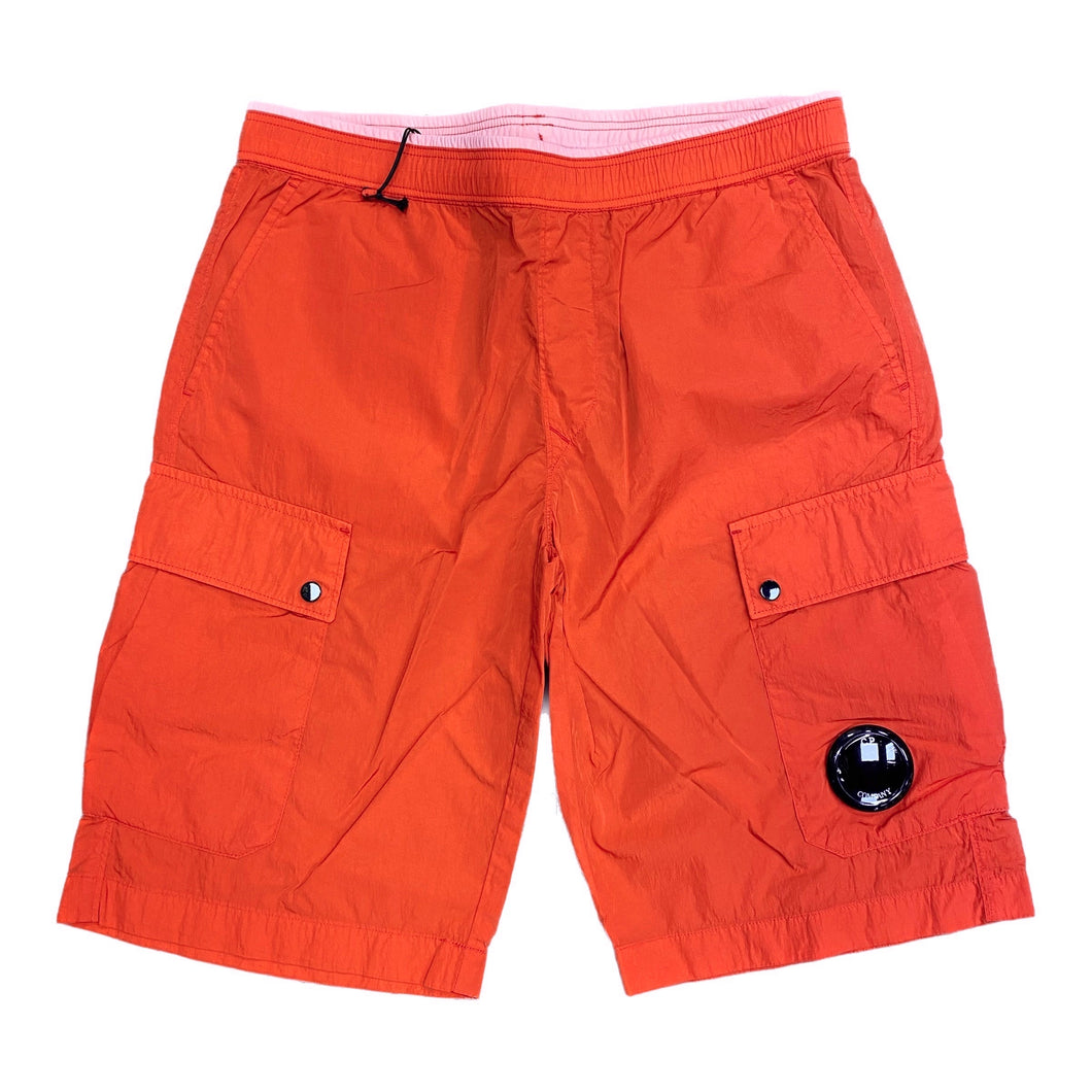 Cp Company Junior Chrome-R Lens Shorts in Fiery Red