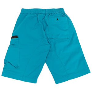 Cp Company Junior Stretch Gabardine Bermuda Cargo Shorts in Tile Blue