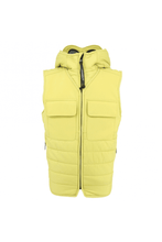 Load image into Gallery viewer, Cp Company Junior Shell-R Mixed Padded Goggle Gilet In Golden Palm
