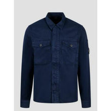 Load image into Gallery viewer, Cp Company Twill Emerized Shirt Peacoat In Navy
