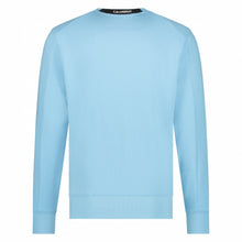 Load image into Gallery viewer, Cp Company Diagonal Raised Embroidered Logo Sweatshirt in Sky Blue
