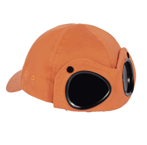 Cp Company Junior Goggle Cap In Harvest Pumpkin