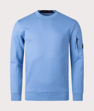 Load image into Gallery viewer, Cp Company Diagonal Raised Lens Sweatshirt in Infinity Blue (Pre-Order: Due Approx. 28th Feb)
