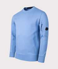 Load image into Gallery viewer, Cp Company Diagonal Raised Lens Sweatshirt in Infinity Blue (Pre-Order: Due Approx. 28th Feb)
