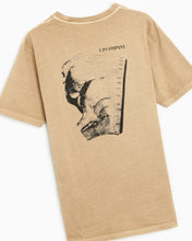 Load image into Gallery viewer, Cp Company Rings Jersey 24/1 Graphic Resist Dyed T-Shirt Sand
