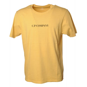 Cp Company Rings Jersey 24/1 Graphic T-Shirt in Yellow