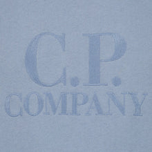 Load image into Gallery viewer, Cp Company Diagonal Raised Embroidered Logo Sweatshirt in Infinity Blue
