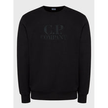 Load image into Gallery viewer, Cp Company Diagonal Raised Embroidered Logo Sweatshirt in Black
