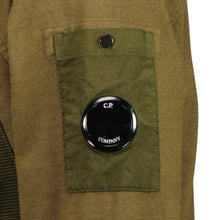 Load image into Gallery viewer, Cp Company Mixed Heavy Jersey Lens Sweatshirt in Ivy Green
