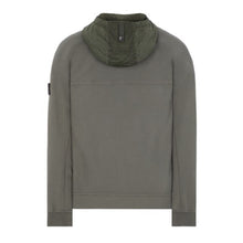 Load image into Gallery viewer, Stone Island Panelled Full Zip Hoodie Musk Green
