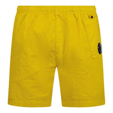 Load image into Gallery viewer, Cp Company Flatt Nylon Lens Swim Shorts in Golden Nugget
