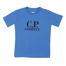 Load image into Gallery viewer, Cp Company Junior Goggle T-Shirt Riviera Blue
