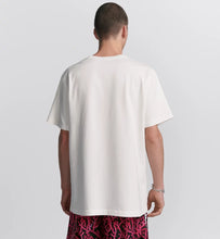 Load image into Gallery viewer, Dior Italic Coral Relaxed Fit T-Shirt In White
