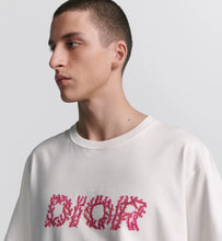 Load image into Gallery viewer, Dior Italic Coral Relaxed Fit T-Shirt In White
