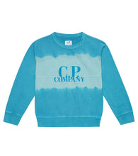 Load image into Gallery viewer, Cp Company Junior Tie Dye Sweatshirt In Tile Blue
