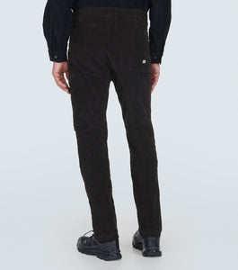 Cp Company Corduroy Cargo Pants In Black