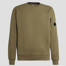 Load image into Gallery viewer, Cp Company Diagonal Raised Cotton Lens Sweatshirt in Butternut Brown (Pre-Order: Due Approx. 28th Feb)
