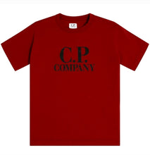 Load image into Gallery viewer, Cp Company Junior Goggle T-Shirt Red
