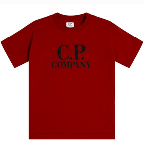 Cp Company Junior Goggle T-Shirt Red