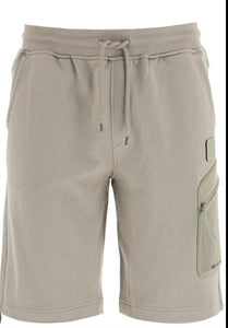 Cp Company Metropolis Series Diagonal Raised Shorts in Seneca Rock