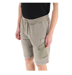 Cp Company Metropolis Series Diagonal Raised Shorts in Seneca Rock