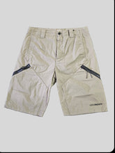 Load image into Gallery viewer, Cp Company Rip-Stop Cargo Bermuda Shorts In Beige
