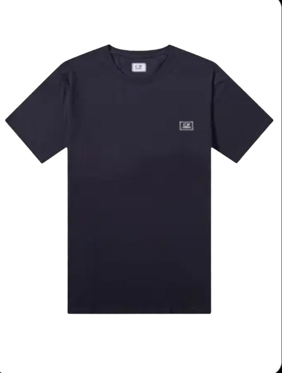 Cp Company Small Stitch Logo T-Shirt 048 In Navy