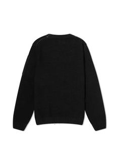 Cp Company Junior Merino Wool Knit In Black 055