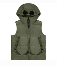 Load image into Gallery viewer, Cp Company Junior Saint Peter Goggle Down Gilet In Thyme
