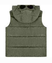 Load image into Gallery viewer, Cp Company Junior Saint Peter Goggle Down Gilet In Thyme
