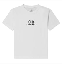 Load image into Gallery viewer, Cp Company Junior Horizontal Logo T-Shirt In White
