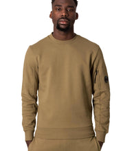 Load image into Gallery viewer, Cp Company Diagonal Raised Cotton Lens Sweatshirt Brown
