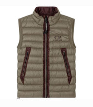 Load image into Gallery viewer, Cp Company Junior Ripstop Down Gilet In Silver Sage
